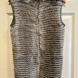 J McLaughlin rabbit fur vest